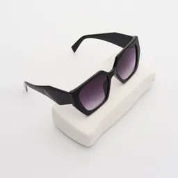 PELLE LUXUR Unisex Square Sunglasses with UV Protected Lens PL25GS341-54