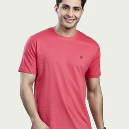 BE POSITIVE Men Relaxed Fit Pure Cotton Applique T-shirt-image-101