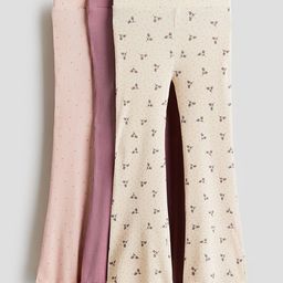 H&M 3-Pack Ribbed Cotton Leggings-image-45