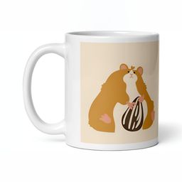 Mr UVD White Cartoon Characters Printed Ceramic Glossy Mug 350 ml-image-29