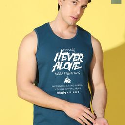 WOOSTRO Pack Of 2 Printed Super Combed Cotton Gym Vests VWS26(ALONE PEACOCK)(HARD LGTGREEN-image-79