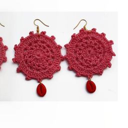 My Little Princess Fabric Earrings-image-52