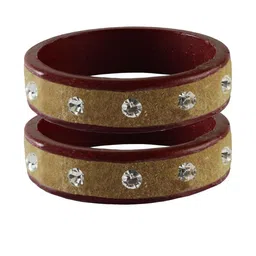 Vidhya Kangan Multi-Coloured Brass Bangles-image-73