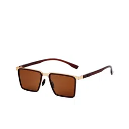 StyleCast x Revolte Men Square Sunglasses With Polarised & UV Protected Lens M114MY8037C5-82