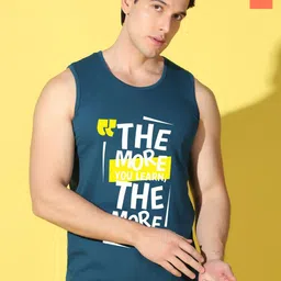 WOOSTRO Pack Of 2 Printed Combed Cotton Gym Vests - VWS26(MORE PEACOCK)(HARD ORANGE)-picture-14