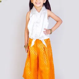 Tangerine Closet Sleeveless Top With Palazzo Set-image-20
