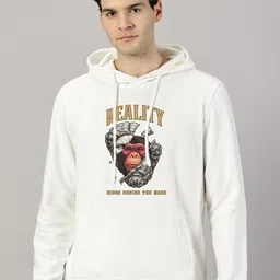 LEON Men Typography Printed Hooded Pullover Sweatshirt-picture-30
