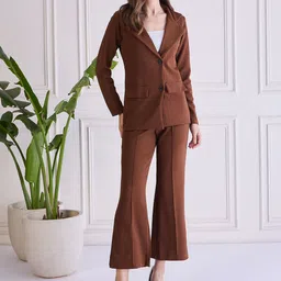 Chemistry Lapel Collar Long Sleeves Blazer & Trouser Co-Ord Set-picture-56