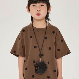 LULU & SKY Boys Printed Mandarin Collar Extended Sleeves Pockets Boxy T-shirt-picture-45