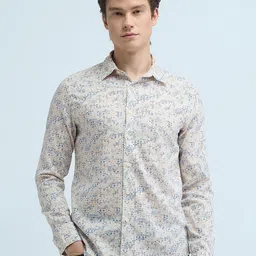 Flying Machine Men Slim Fit Opaque Printed Casual Shirt-picture-4