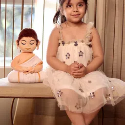 Panda's Box Kids Mantra Chanting Jain Swami Plush Soft Toy image 2