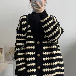 LULU & SKY Women Striped Cardigan-picture-21