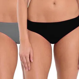 FiveFlag Mid-Rise Cotton Blend Briefs - 2Pcs-35