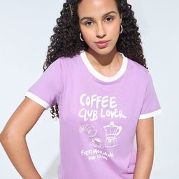 Outzidr Women Typography Printed Round Neck Cotton T-shirt-picture-28