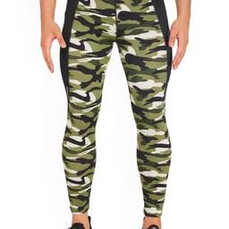GOTO Men Printed Ankle Length Dry Fit Tights-image-25