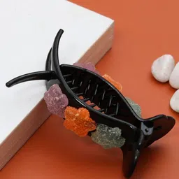 Yellow Bee Girls Embellished Claw Clip-image-94