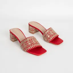 SCENTRA Party Block Sandals-25