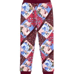 GUESS kids Girls Floral Printed Joggers Trousers-image-41