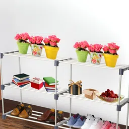 Decent Hut 6 Shelves Portable Shoe Rack-image-32