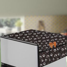 The Furnishing Tree Brown Plastic Refrigerator Cover-image-111
