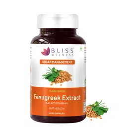 Bliss Welness Plant Based Fenugreek With Galactomannan Capsules - 60 Capsules-27