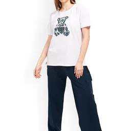 WEET Women Printed Night suit-picture-7