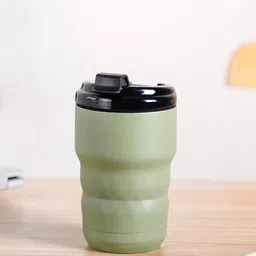 Nestasia Green & Black Insulated Coffee Mug With Diamond Grip-355ml-10