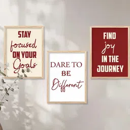 Motivational Wall Art With Frame Home Decor Wall Painting For Living Room Office Bedroom-image-64