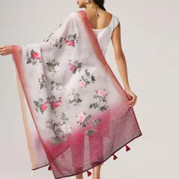Kaizen TEXO FAB Printed Linen Dupatta image 4