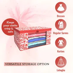 Aura Red Set of 6 Regular Multi-Utility Organisers image 2