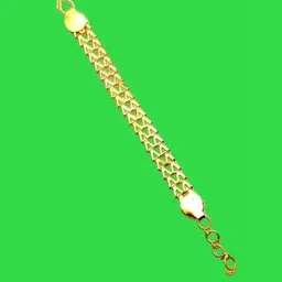 Dynamic Retail Global Men Gold-Plated Link Bracelet-picture-14