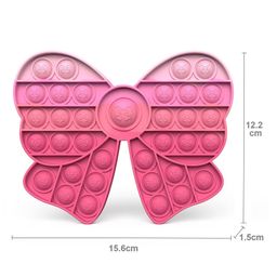 FunBlast Pop Bubble Stress Relieving Silicone Pop It Fidget Toy Pack of 2 - Multicolor image 5