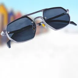 SPADEACES Unisex Black Lens & Silver-Toned Other Sunglasses with-picture-19