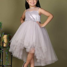 Toy Balloon kids Girls Tulle High-Low Fit & Flare Dress-picture-16