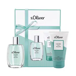 s.Oliver Here & Now Men Eau de Toilette - 30 ml With Shower Gel & Shampoo - 75ml-56