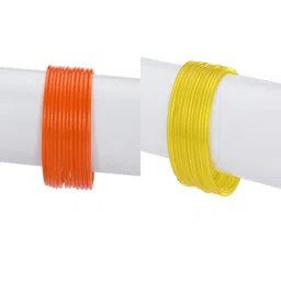 1ST TIME Women Orange Bangle-image-48