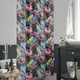 ArtzFolio Single Piece Waterproof Polyester Shower Curtain-image-72