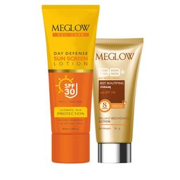 MEGLOW Set Of 2 Day Defence Sunscreen Lotion- 50 ml & BB Cream- 30 g-image-35