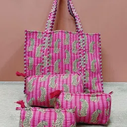 Gulaab Jaipur Unisex Animal Structured Tote Bag-35