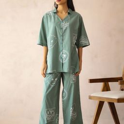 SANSKRUTIHOMES Women Printed Night suit-picture-16