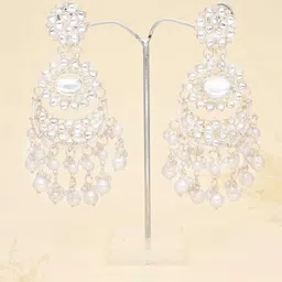 Anouk Diamond Shaped Jhumkas Earrings-30