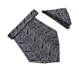 Paisley Design Cravats & Pocket Square Combo-image-67