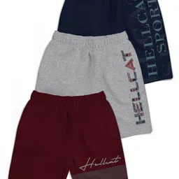 HELLCAT Boys Typography Printed Shorts-6