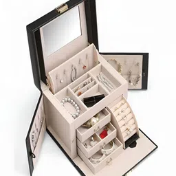 KriShyam Black Wardrobe Jewellery Organiser-picture-35