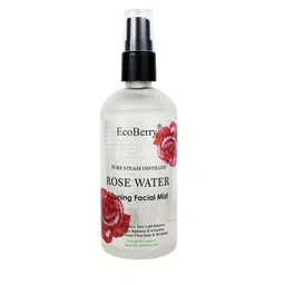 EcoBerry Pure Steam Distilled Rose Water Toning Facial Mist-100ml-image-58