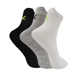 Xjarvis Unisex Pack Of 3 Cotton Breathable Ankle-Length Socks-4