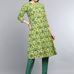 KALINI Women Floral Printed Kurta-image-126