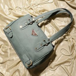 Fostelo Women Grey PU Structured Shoulder Bag-image-99