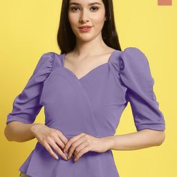 Metronaut Women Pack Of 2 Sweetheart Neck Crop Top-image-29
