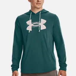 UNDER ARMOUR UA Rival Terry Logo Hoodie Sweatshirt-20
